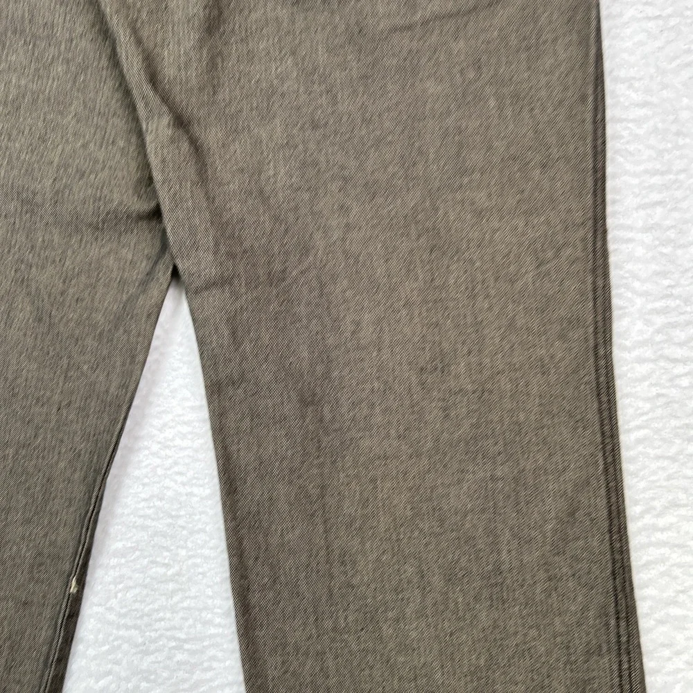VTG Old Navy Mens Size 34x32 Loose Fit Baggy Y2k Wide Brown Khakis Dark Wash